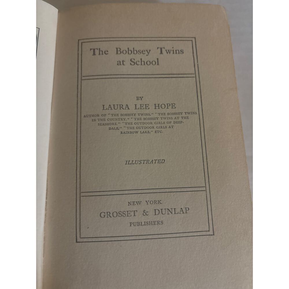 The Bobbsey Twins at School #4 Illustrated 1913 Story Grosset & Dunlap Books - Picture 11 of 14